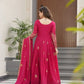Luxury Star Georgette Gown with Dupatta – Zari & Sequins Embroidery