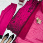 Magenta Noir Bloom Suit