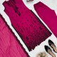 Magenta Noir Bloom Suit