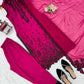 Magenta Noir Bloom Suit