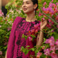 Magenta Noir Bloom Suit