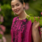 Magenta Noir Bloom Suit