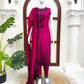 Magenta Noir Bloom Suit