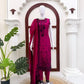 Magenta Noir Bloom Suit