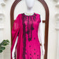 Magenta Noir Bloom Suit