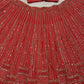 Malai Satin Embroidered Designer Lehenga Set