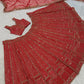 Malai Satin Embroidered Designer Lehenga Set