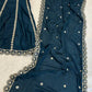 Malai Silk Embroidered Lehenga Set