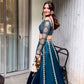 Malai Silk Embroidered Lehenga Set