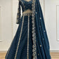 Malai Silk Embroidered Lehenga Set