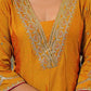 Marigold Contrast Dupatta Anarkali