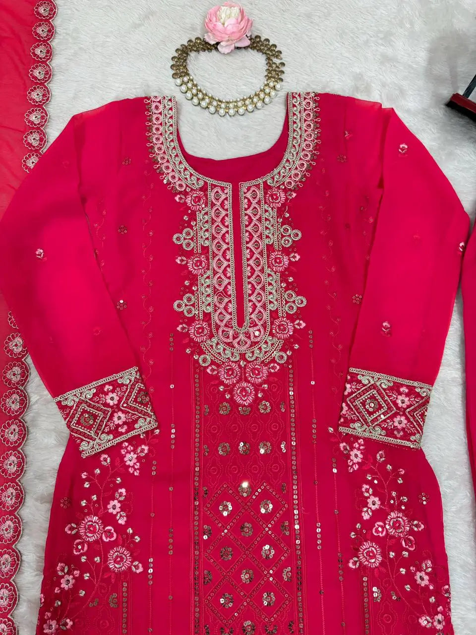 Marigold Mirror Palazzo Suit