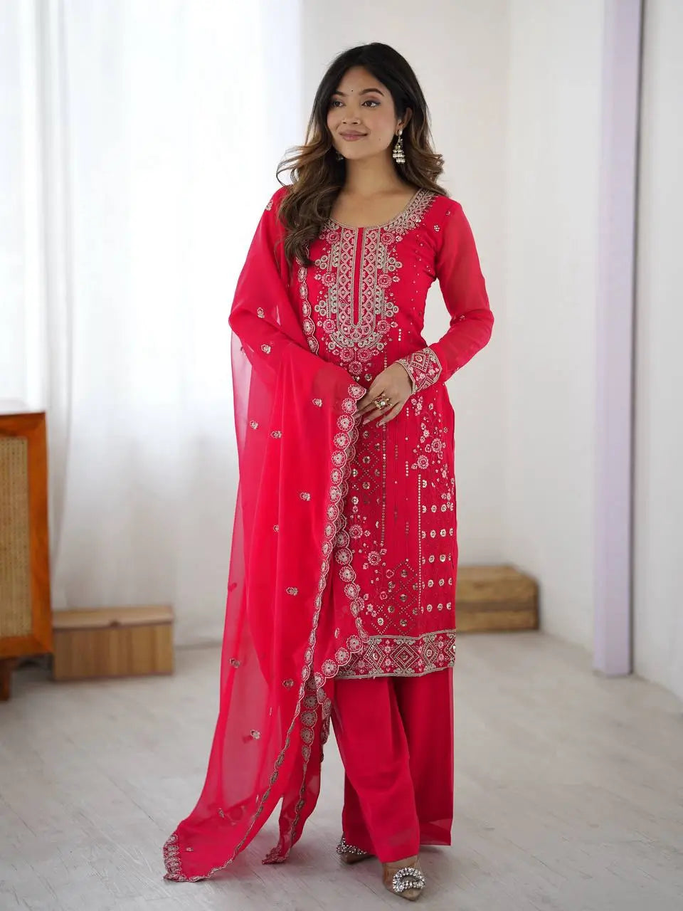 Marigold Mirror Palazzo Suit