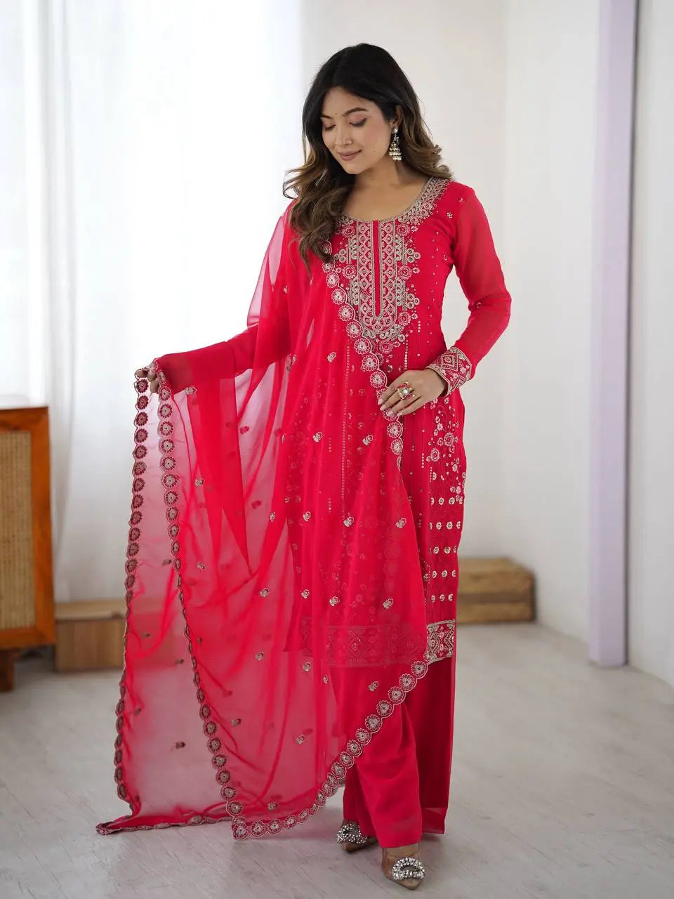 Marigold Mirror Palazzo Suit