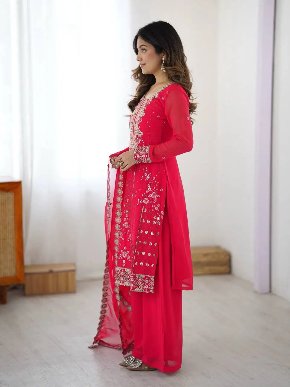 Marigold Mirror Palazzo Suit