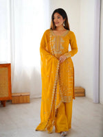 Marigold Mirror Palazzo Suit