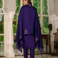 Marina Silk Multi Embroidered Kurti Set with Pant & Maslin Dupatta – Stitched 3 Piece Set