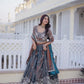 Maroon Fendi Silk Embroidered Lehenga Choli Set for Wedding and Festive Wear