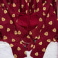 Maroon Jacquard Weaving Anarkali Set with Dupatta