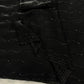 Midnight Black Space Silk Saree with Diamond Work for Party and Reception Wear