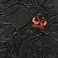Midnight Black Space Silk Saree with Diamond Work for Party and Reception Wear