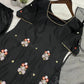 Midnight Bloom Embroidered Kurta Set for Festive and Evening Wear