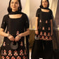 Midnight Bloom Embroidered Kurta Set for Festive and Evening Wear