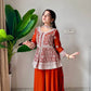 Midnight Blue Georgette Sequins Embroidered Kurti Palazzo Set for Wedding & Festive Wear