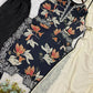 Midnight Floral Muslin Kurta Palazzo Set for Casual and Festive Wear