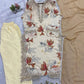 Midnight Floral Muslin Kurta Palazzo Set for Casual and Festive Wear