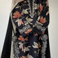 Midnight Floral Muslin Kurta Palazzo Set for Casual and Festive Wear