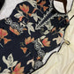 Midnight Floral Muslin Kurta Palazzo Set for Casual and Festive Wear
