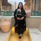 Midnight Royale Embroidered Anarkali Suit Set for Festive and Wedding Wear