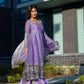Midnight Scallop Border Anarkali