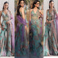Mint Bloom Designer Georgette Sharara Set for Festive and Party Wear