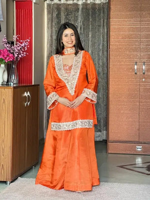 Mirror Moti Belt Sharara