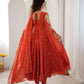 Mirror Sequin Embroidered Anarkali