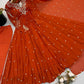 Mirror Sequin Embroidered Anarkali