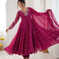 Mirror Sequin Embroidered Anarkali