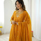 Mirror Sequin Embroidered Anarkali