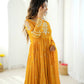 Mirror Sequin Embroidered Anarkali