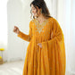Mirror Sequin Embroidered Anarkali
