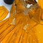 Mirror Sequin Embroidered Anarkali