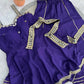 Mirror Work Chinon Peplum Palazzo Set with Dupatta for Festive Wear