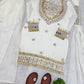Mirror Work Fendy Silk Sharara Set with Dupatta