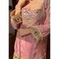 Mirror Work Fendy Silk Sharara Set with Dupatta