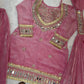 Mirror Work Fendy Silk Sharara Set with Dupatta