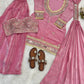 Mirror Work Fendy Silk Sharara Set with Dupatta