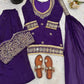 Mirror Work Fendy Silk Sharara Set with Dupatta