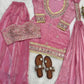 Mirror Work Fendy Silk Sharara Set with Dupatta